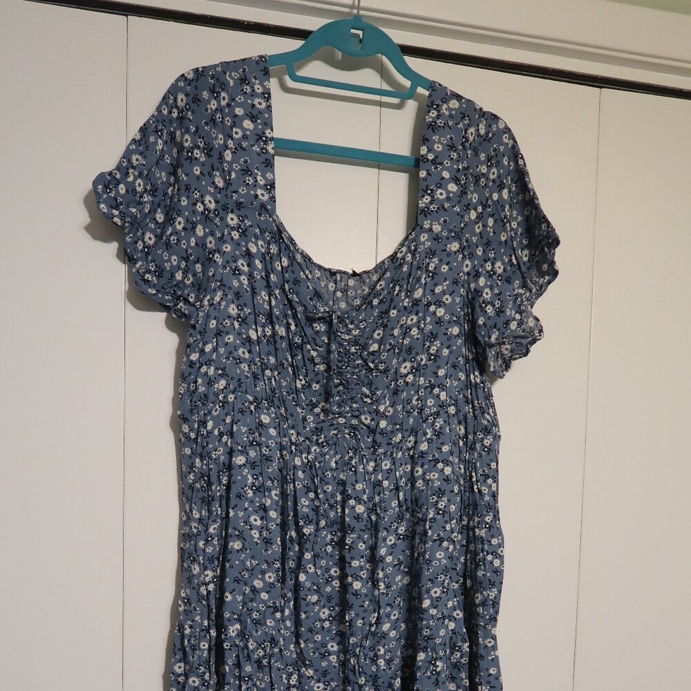 Bloomchic Blue Flower Dress